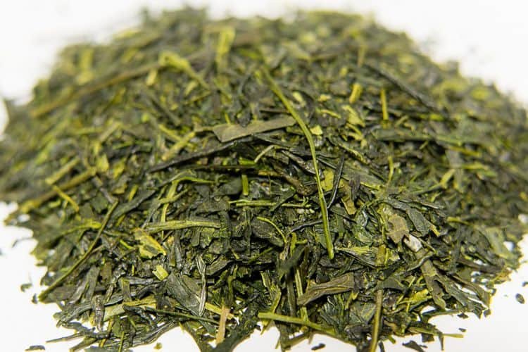 Japanese Sencha loose leaf tea leaves