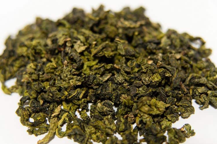 Tieguanyin oolong tea leaves