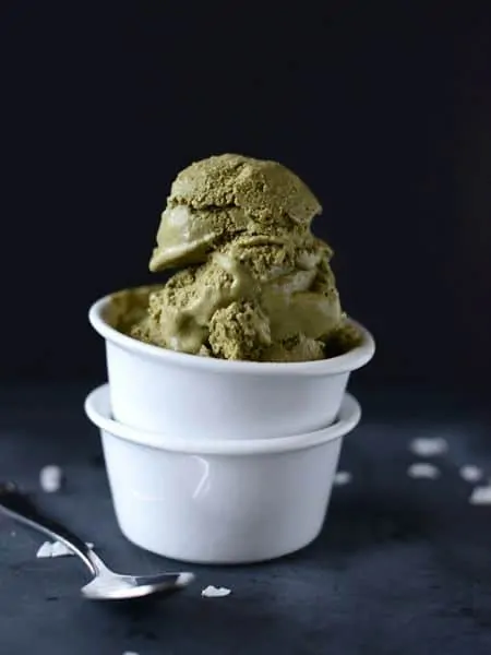 Coconut Green Tea Ice Cream recipe