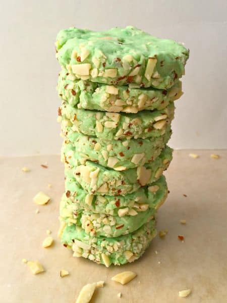 green tea almond cookie recipe