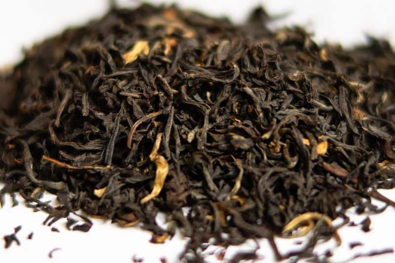 black tea leaves from Assam