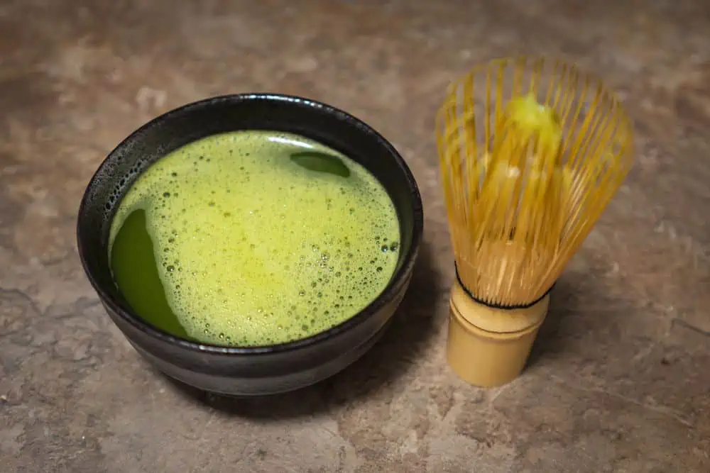matcha made with a whisk