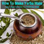 Brewing yerba mate tea