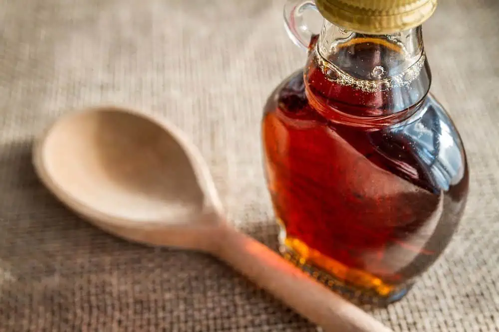 Maple syrup is a good tea sweetener