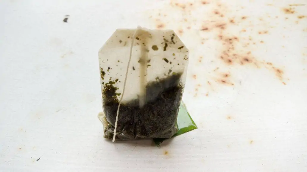 tea bag after use on cold sore