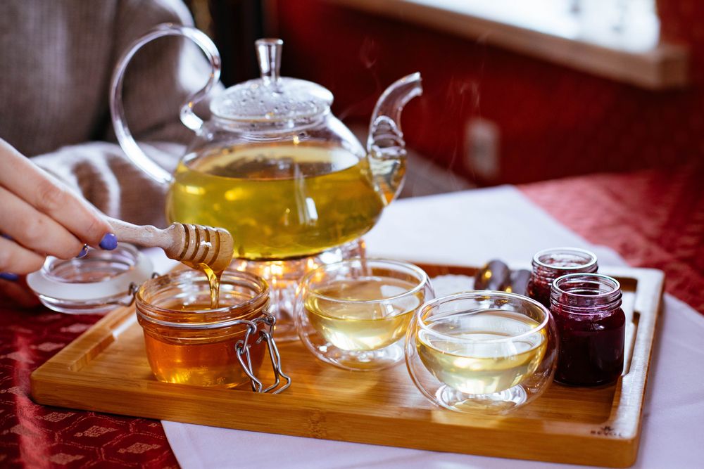 How to sweeten green tea