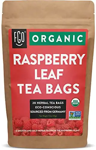 FGO Organic Red Raspberry Leaf Tea Bags