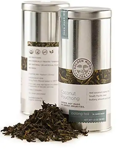 Golden Moon Coconut Pouchong Green Tea