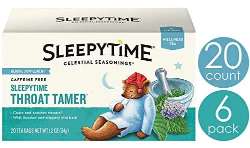 Celestial Seasonings Wellness Sleepytime Throat Tamer Tea