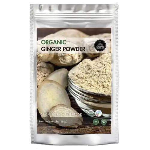 Naturevibe Botanicals Premium Organic Ginger Root Powder