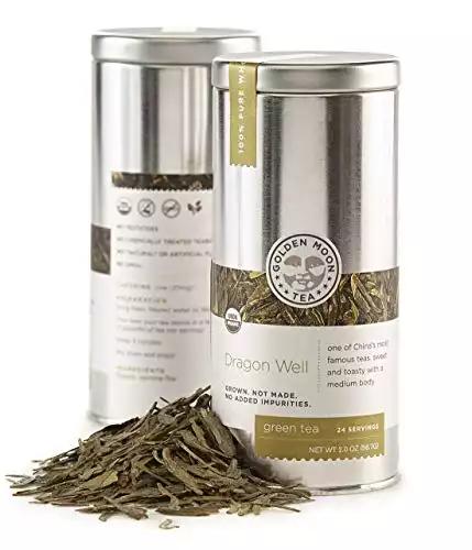 Golden Moon Organic Dragon Well Green Tea