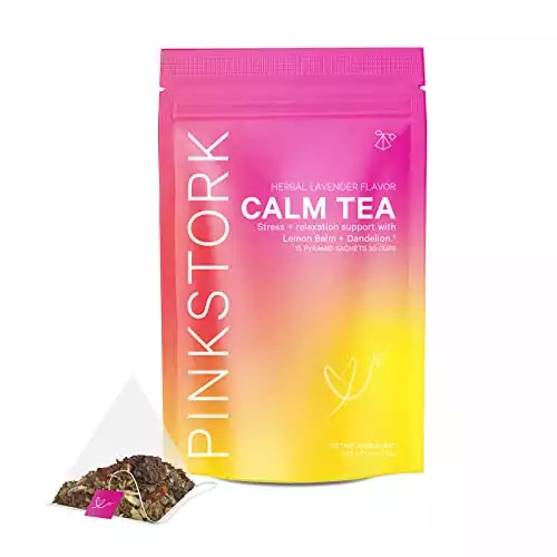 Pink Stork Calm Tea Lavender Herbal Tea