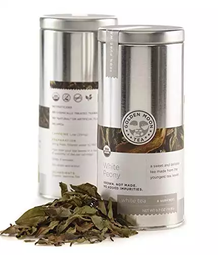 Golden Moon Organic White Peony Tea