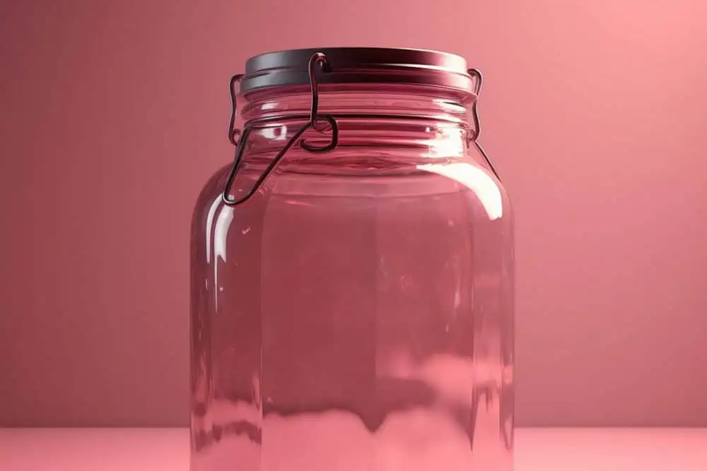 empty jar with lid
