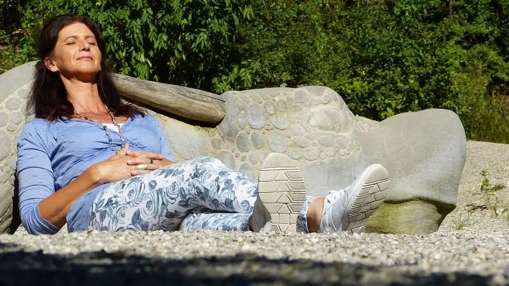 woman taking estrogen